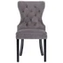 Sillas de comedor 6 unidades terciopelo gris de vidaXL, Sillas de comedor - Ref: Foro24-3055874, Precio: 890,80 €, Descuento: %