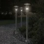 Lámparas de suelo de exterior 3 uds acero inoxidable 100 cm de , Iluminación de exterior - Ref: Foro24-4006352, Precio: 116,2...