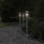 Außen-Stehlampen, 3 Stück, Edelstahl, 100 cm. von , Außenbeleuchtung - Ref: Foro24-4006352, Preis: 119,51 €, Rabatt: %