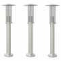 Außen-Stehlampen, 3 Stück, Edelstahl, 60 cm von , Außenbeleuchtung - Ref: Foro24-4006350, Preis: 92,88 €, Rabatt: %