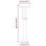 Außen-Stehlampen, 3 Stück, Edelstahl, 60 cm von , Außenbeleuchtung - Ref: Foro24-4006350, Preis: 91,50 €, Rabatt: %