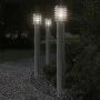 Bodenlampe für den Außenbereich aus silbernem Edelstahl, 110 cm von , Außenbeleuchtung - Ref: Foro24-4006359, Preis: 52,14 €,...