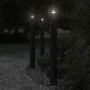 Lámpara de suelo de exterior con sensor acero negro 110 cm de , Iluminación de exterior - Ref: Foro24-4006371, Precio: 58,26 ...