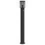 Außen-Stehlampe mit Bewegungssensor, schwarzem Stahl, 110 cm. von , Außenbeleuchtung - Ref: Foro24-4006371, Preis: 57,87 €, R...