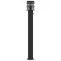 Außen-Stehlampe mit Bewegungssensor, schwarzem Stahl, 110 cm. von , Außenbeleuchtung - Ref: Foro24-4006371, Preis: 57,87 €, R...