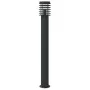 Außen-Stehlampe mit Bewegungssensor, schwarzem Stahl, 110 cm. von , Außenbeleuchtung - Ref: Foro24-4006371, Preis: 57,87 €, R...