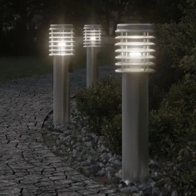 Outdoor floor lamp with stainless steel plug 60 cm by , Outdoor lighting - Ref: Foro24-4006373, Price: 42,08 €, Discount: %