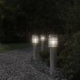 Outdoor floor lamp with stainless steel plug 60 cm by , Outdoor lighting - Ref: Foro24-4006373, Price: 42,73 €, Discount: %