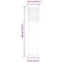 Außen-Stehlampe mit Stecker aus Edelstahl, 60 cm. von , Außenbeleuchtung - Ref: Foro24-4006373, Preis: 42,08 €, Rabatt: %