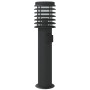 Outdoor floor lamps with plug 3 pcs black steel 60 cm by , Outdoor lighting - Ref: Foro24-4006378, Price: 151,43 €, Discount: %