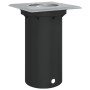 Foco de suelo de exterior cuadrado aluminio negro 10,5x10,5 cm