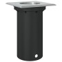 Foco de suelo de exterior cuadrado aluminio negro 10,5x10,5 cm