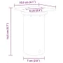 Square black aluminum outdoor ground spotlight 10.5x10.5 cm by , Outdoor lighting - Ref: Foro24-4006392, Price: 16,81 €, Disc...