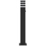 Outdoor floor lamps with sensor 3 units black aluminum 80 cm by , Outdoor lighting - Ref: Foro24-4006402, Price: 159,90 €, Di...