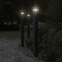 Lámpara de suelo de exterior con enchufe aluminio negro 110 cm de , Iluminación de exterior - Ref: Foro24-4006409, Precio: 70...