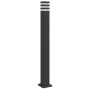 Außen-Stehlampe mit Stecker, schwarzem Aluminium, 110 cm. von , Außenbeleuchtung - Ref: Foro24-4006409, Preis: 72,13 €, Rabat...