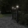 Lámpara de suelo de exterior con enchufe aluminio negro 110 cm de , Iluminación de exterior - Ref: Foro24-4006409, Precio: 70...