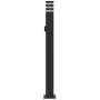 Lámpara de suelo de exterior con enchufe aluminio negro 110 cm de , Iluminación de exterior - Ref: Foro24-4006409, Precio: 72...