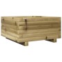 Jardinera de madera de pino impregnada 50x50x26,5 cm de , Maceteros y jardineras - Ref: Foro24-847297, Precio: 75,06 €, Descu...