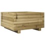 Jardinera de madera de pino impregnada 50x50x26,5 cm de , Maceteros y jardineras - Ref: Foro24-847297, Precio: 75,06 €, Descu...