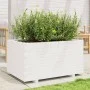 Jardinera madera maciza de pino blanco 90x60x49,5 cm de , Maceteros y jardineras - Ref: Foro24-847384, Precio: 159,62 €, Desc...