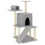 Cat scratcher with light gray sisal posts 110.5 cm by , Cat furniture - Ref: Foro24-172062, Price: 36,80 €, Discount: %