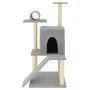 Cat scratcher with light gray sisal posts 110.5 cm by , Cat furniture - Ref: Foro24-172062, Price: 36,80 €, Discount: %