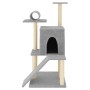 Kratzbaum für Katzen mit hellgrauen Sisalstangen 110,5 cm. von , Katzenmöbel - Ref: Foro24-172062, Preis: 35,25 €, Rabatt: %