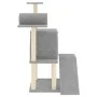 Cat scratcher with light gray sisal posts 110.5 cm by , Cat furniture - Ref: Foro24-172062, Price: 36,80 €, Discount: %