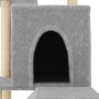 Kratzbaum für Katzen mit hellgrauen Sisalstangen 110,5 cm. von , Katzenmöbel - Ref: Foro24-172062, Preis: 35,25 €, Rabatt: %