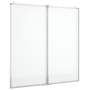Folding magnetic whiteboard aluminum 80x80x1.7 cm by , Exhibition panels - Ref: Foro24-4005351, Price: 53,66 €, Discount: %