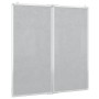 Folding magnetic whiteboard aluminum 80x80x1.7 cm by , Exhibition panels - Ref: Foro24-4005351, Price: 53,66 €, Discount: %
