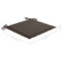 Sillas de jardín 8 uds madera de teca con cojines gris taupe de , Sillas de jardín - Ref: Foro24-3072925, Precio: 502,54 €, D...