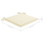 Gartenstühle 8 Stk. massives Teakholz mit cremefarbenen Kissen von , Gartenstühle - Ref: Foro24-3072919, Preis: 504,86 €, Rab...