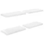 Floating wall shelf 4 pcs glossy white MDF 50x23x3.8 cm by vidaXL, Shelves and shelves - Ref: Foro24-323747, Price: 57,12 €, ...