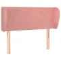 Cabecero de terciopelo rosa 103x23x78/88 cm de , Cabeceros y pies de cama - Ref: Foro24-3116911, Precio: 44,94 €, Descuento: %