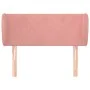Cabecero de terciopelo rosa 103x23x78/88 cm de , Cabeceros y pies de cama - Ref: Foro24-3116911, Precio: 44,94 €, Descuento: %