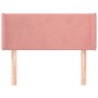 Pink velvet headboard 103x16x78/88 cm by , Headboards and footboards - Ref: Foro24-3118535, Price: 45,30 €, Discount: %