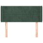 Kopfteil aus dunkelgrünem Samt 103x16x78/88 cm von , Kopf- und Fußteile - Ref: Foro24-3118813, Preis: 52,49 €, Rabatt: %