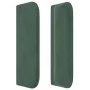 Dark green velvet headboard 103x16x78/88 cm by , Headboards and footboards - Ref: Foro24-3118813, Price: 52,55 €, Discount: %