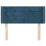 Cabecero de terciopelo azul oscuro 103x16x78/88 cm de , Cabeceros y pies de cama - Ref: Foro24-3118954, Precio: 49,71 €, Desc...