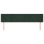 Kopfteil aus dunkelgrünem Samt 183x16x78/88 cm von , Kopf- und Fußteile - Ref: Foro24-3119069, Preis: 81,23 €, Rabatt: %