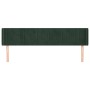 Kopfteil aus dunkelgrünem Samt 183x16x78/88 cm von , Kopf- und Fußteile - Ref: Foro24-3119069, Preis: 83,61 €, Rabatt: %