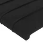 Kopfteil mit LED-Beleuchtung aus schwarzem Samt 103x16x78/88 cm von , Kopf- und Fußteile - Ref: Foro24-3123420, Preis: 54,80 ...