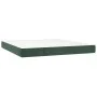 Box spring bed with dark green velvet mattress 180x200 cm by , Beds and slatted bases - Ref: Foro24-3130856, Price: 569,63 €,...