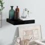 Glossy black floating wall shelf MDF 23x23.5x3.8 cm by vidaXL, Shelves and shelves - Ref: Foro24-323760, Price: 15,97 €, Disc...