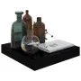 Glossy black floating wall shelf MDF 23x23.5x3.8 cm by vidaXL, Shelves and shelves - Ref: Foro24-323760, Price: 15,68 €, Disc...