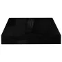Glossy black floating wall shelf MDF 23x23.5x3.8 cm by vidaXL, Shelves and shelves - Ref: Foro24-323760, Price: 15,68 €, Disc...