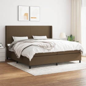 Boxspring-Bett mit dunkelbraunem Stoffmatratze 200x200 cm. von , Betten und Lattenroste - Ref: Foro24-3131300, Preis: 660,50 ...