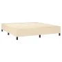 Box spring bed with cream-colored fabric mattress 160x200 cm by , Beds and slatted bases - Ref: Foro24-3136530, Price: 611,68...